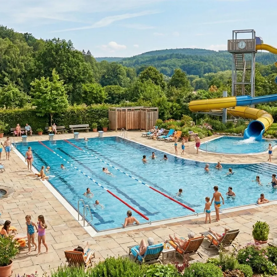 Wasserrutschbahn Freibad Welsberg